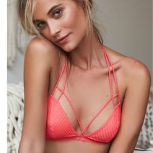 NWOT Free People Fish In The Sea Strappy Bra - Picture 1 of 4